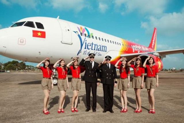 điểm đón trả khách xe bus đi Nội Bài của Vietjet