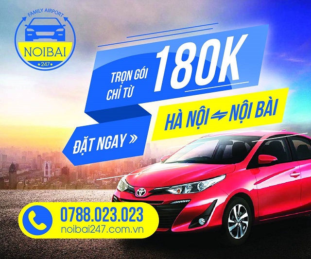 số điện thoại taxi nội bài