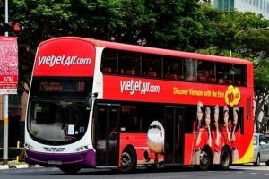 Giá vé, điểm đón trả khách xe bus đi Nội Bài của Vietjet