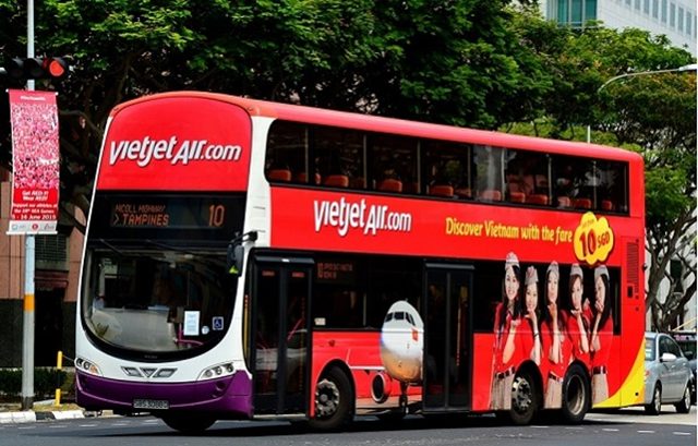 điểm đón trả khách xe bus đi Nội Bài của Vietjet